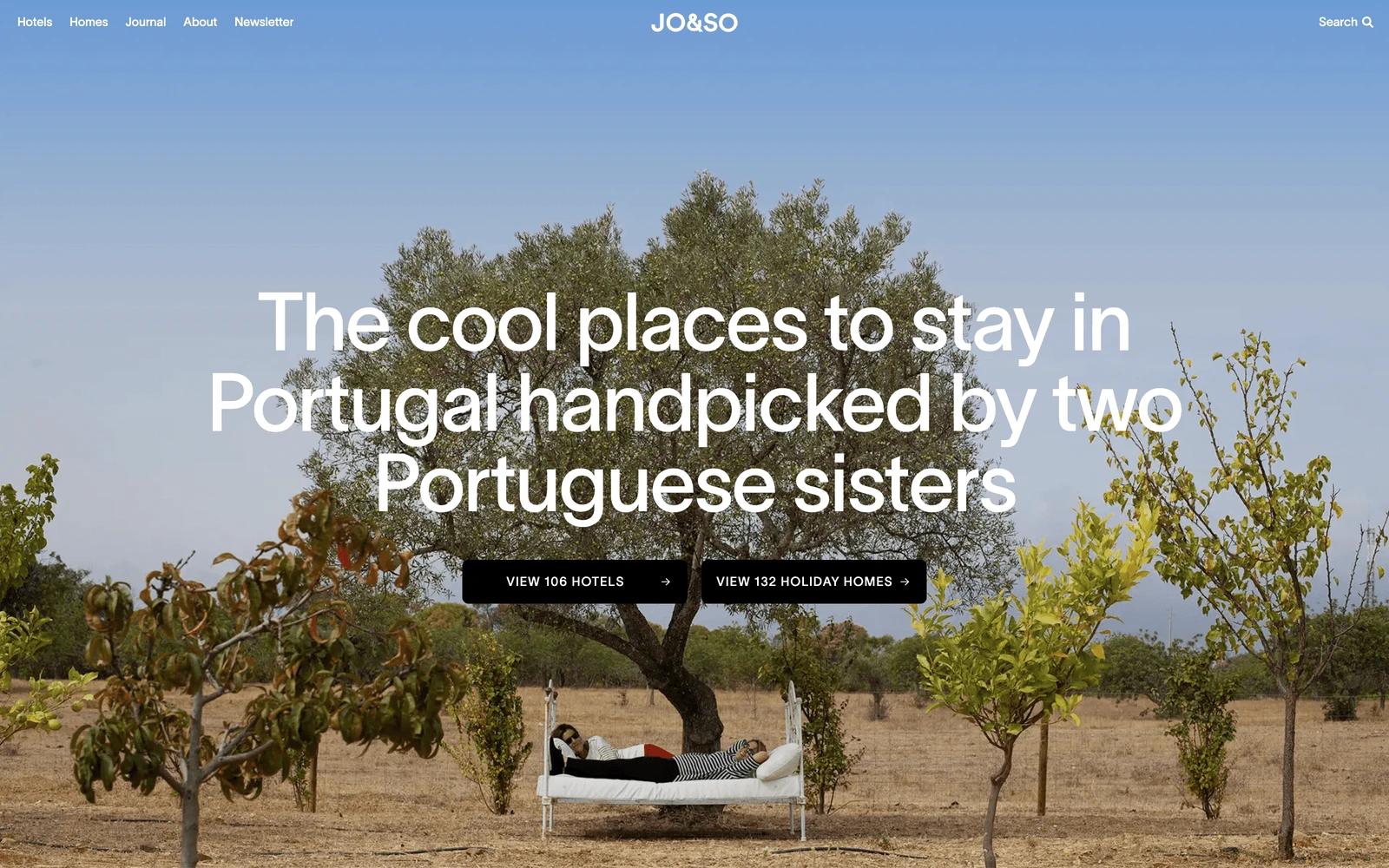 Top screenshot of JoAndSo.com