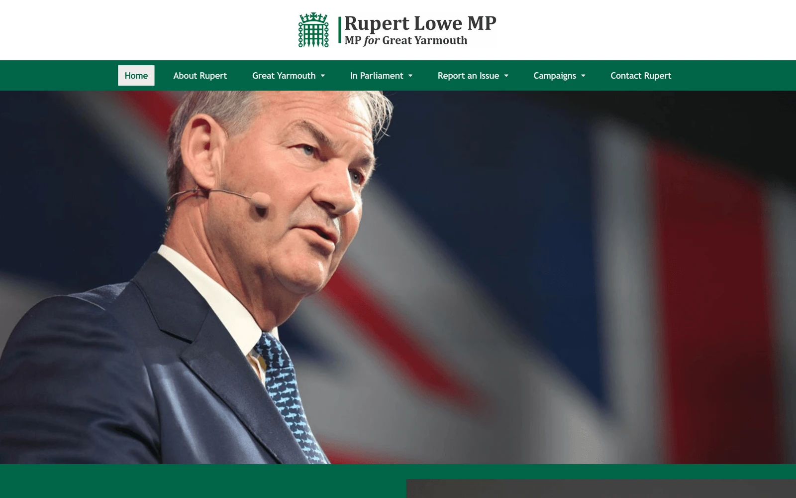 Top screenshot of RupertLowe.co.uk
