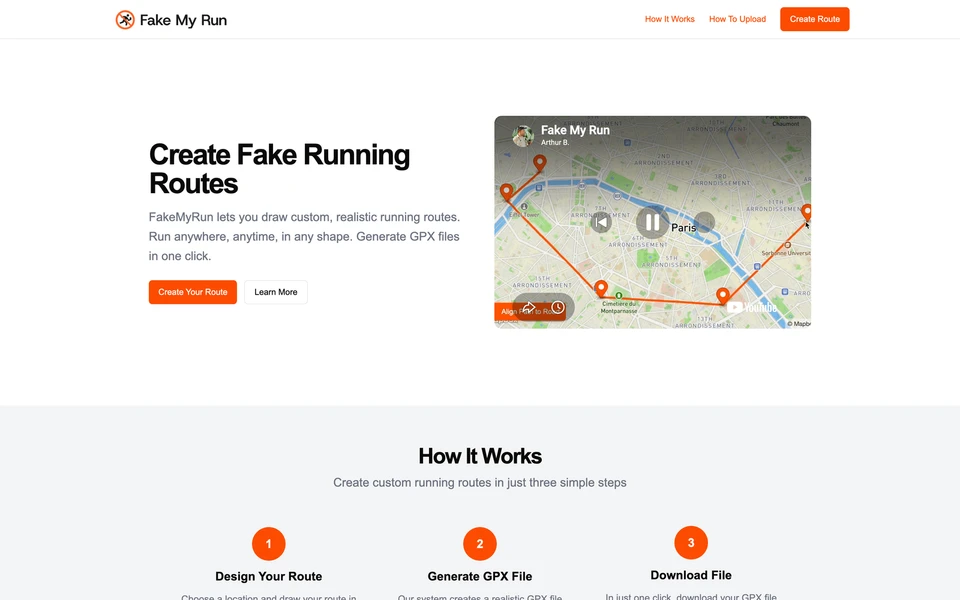 Screenshot of FakeMy.Run