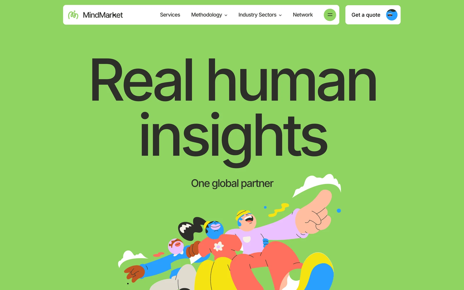 Top screenshot of MindMarket.com