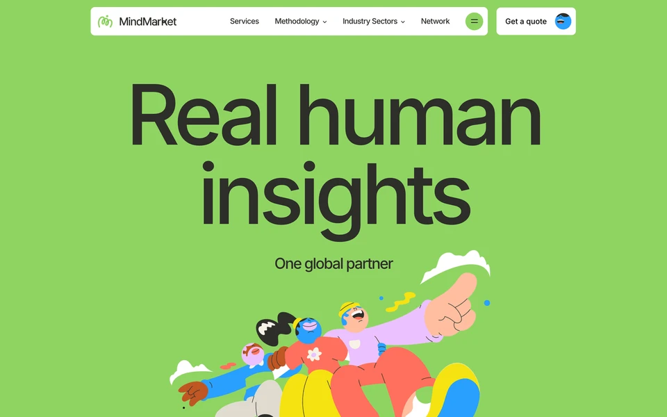 Screenshot of MindMarket.com