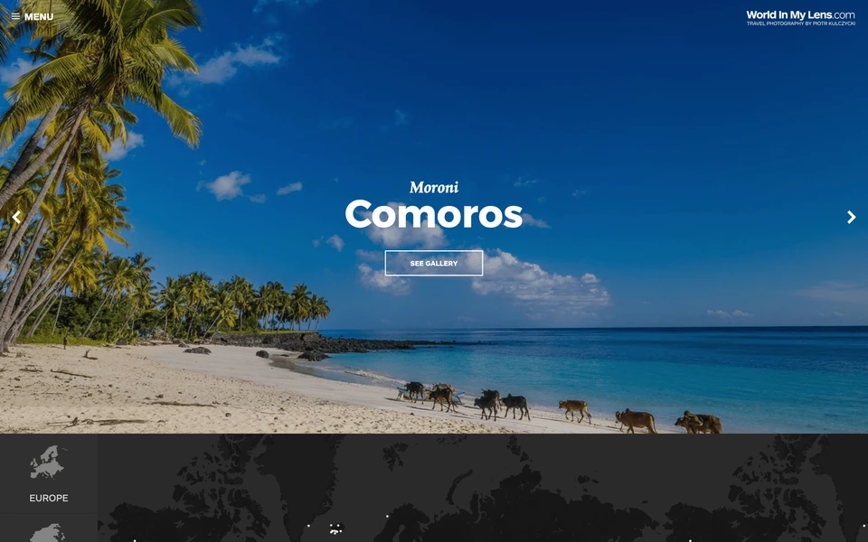 Screenshot of WorldInMyLens.com
