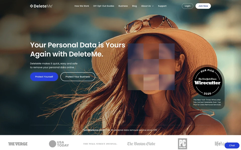 Screenshot of JoinDeleteMe.com