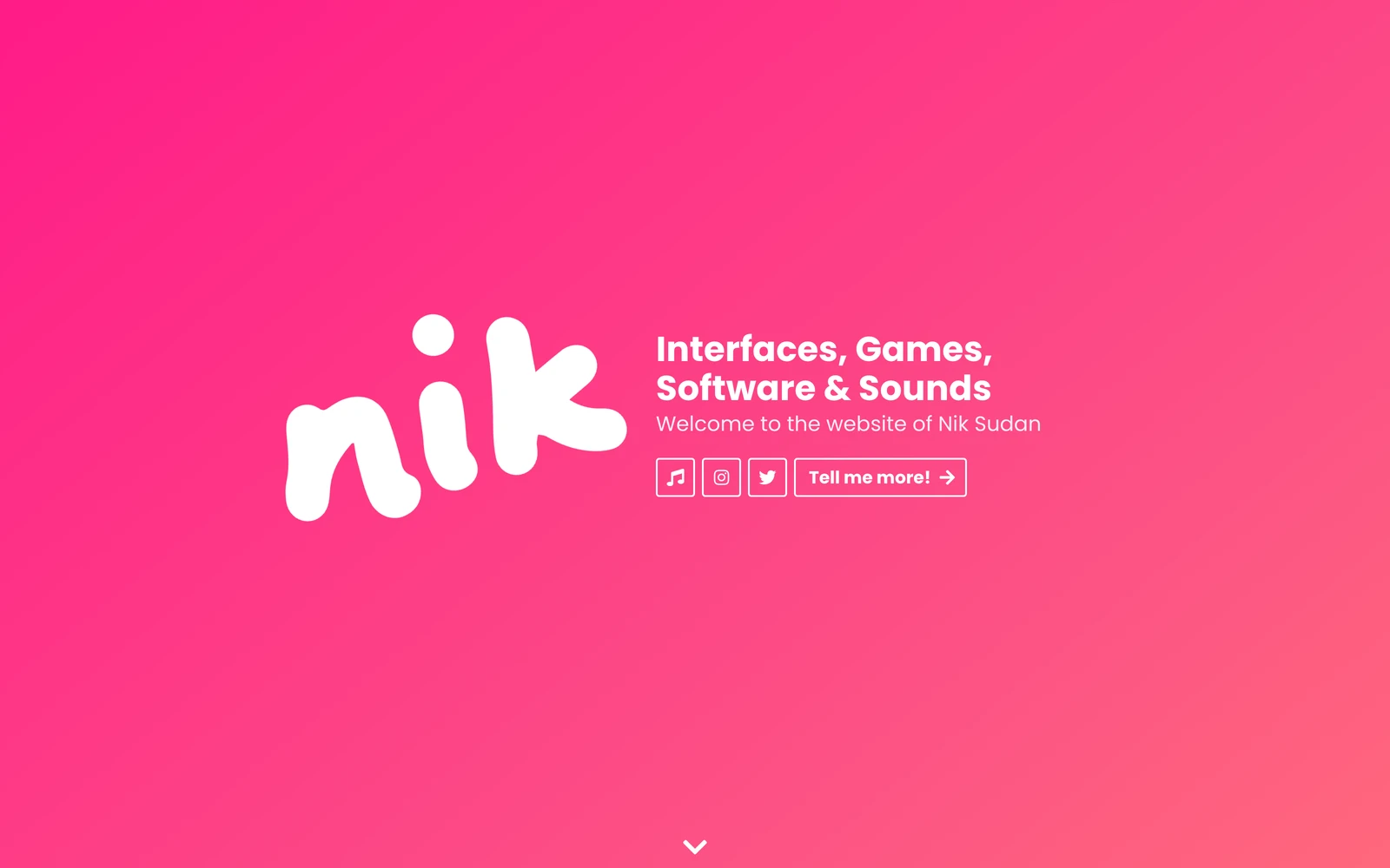 Top screenshot of Niks.space