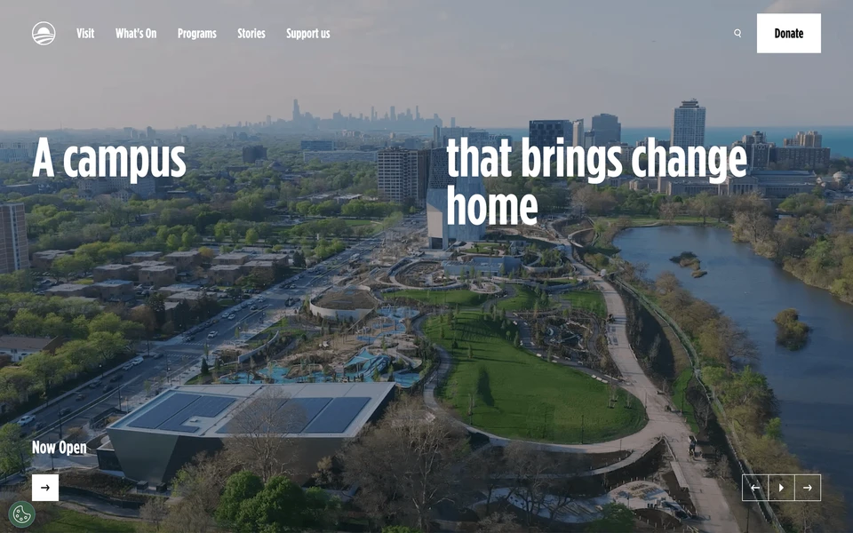 Screenshot of Obama.org