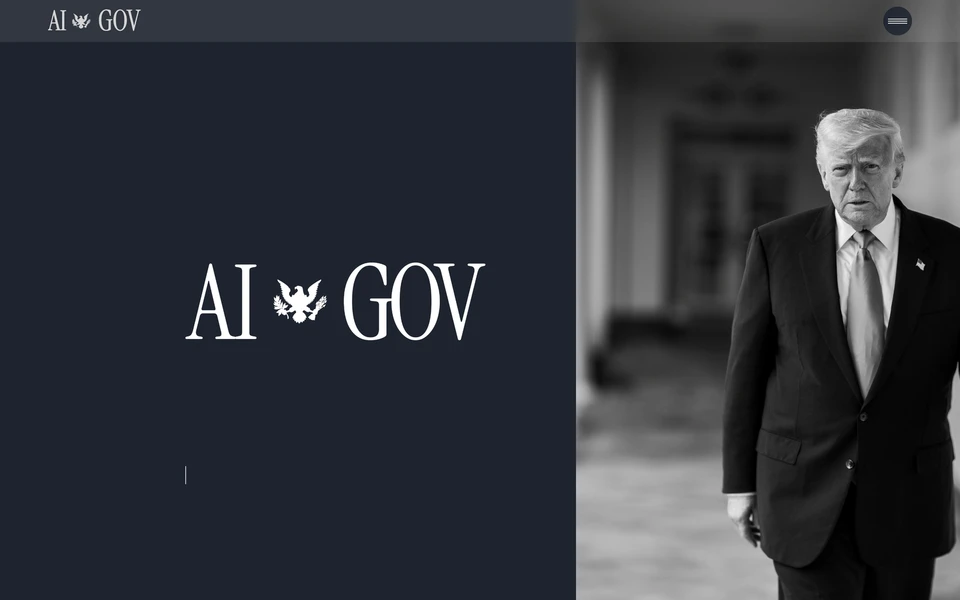 Screenshot of AI.gov