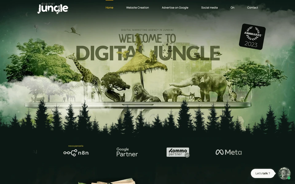 Screenshot of DigitalJungle.com.br