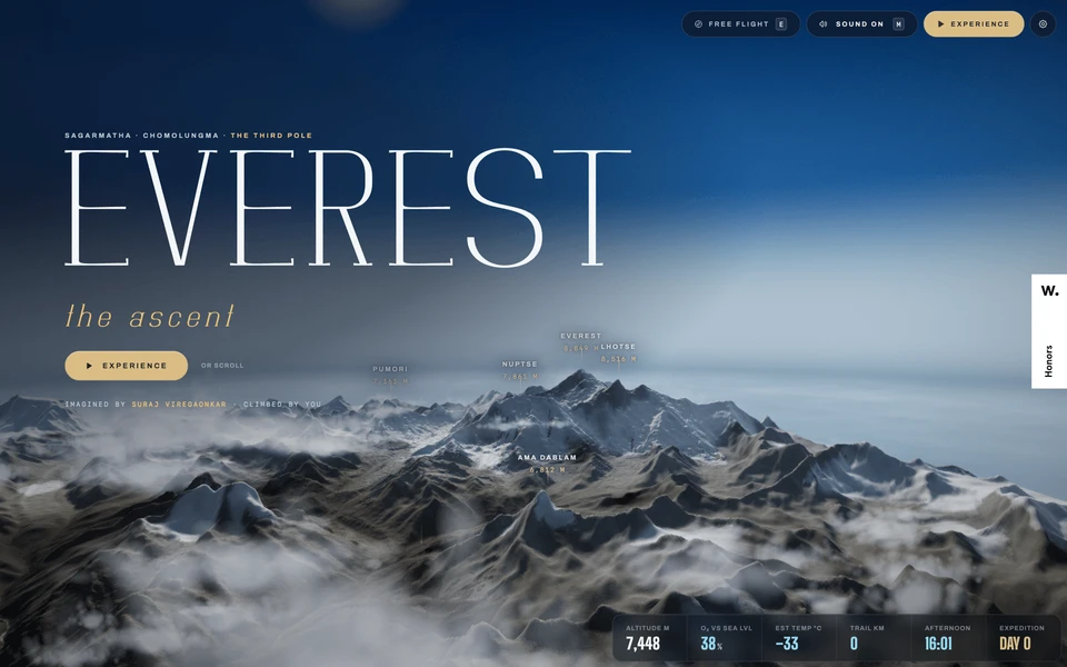 Screenshot of Suraj.work Everest