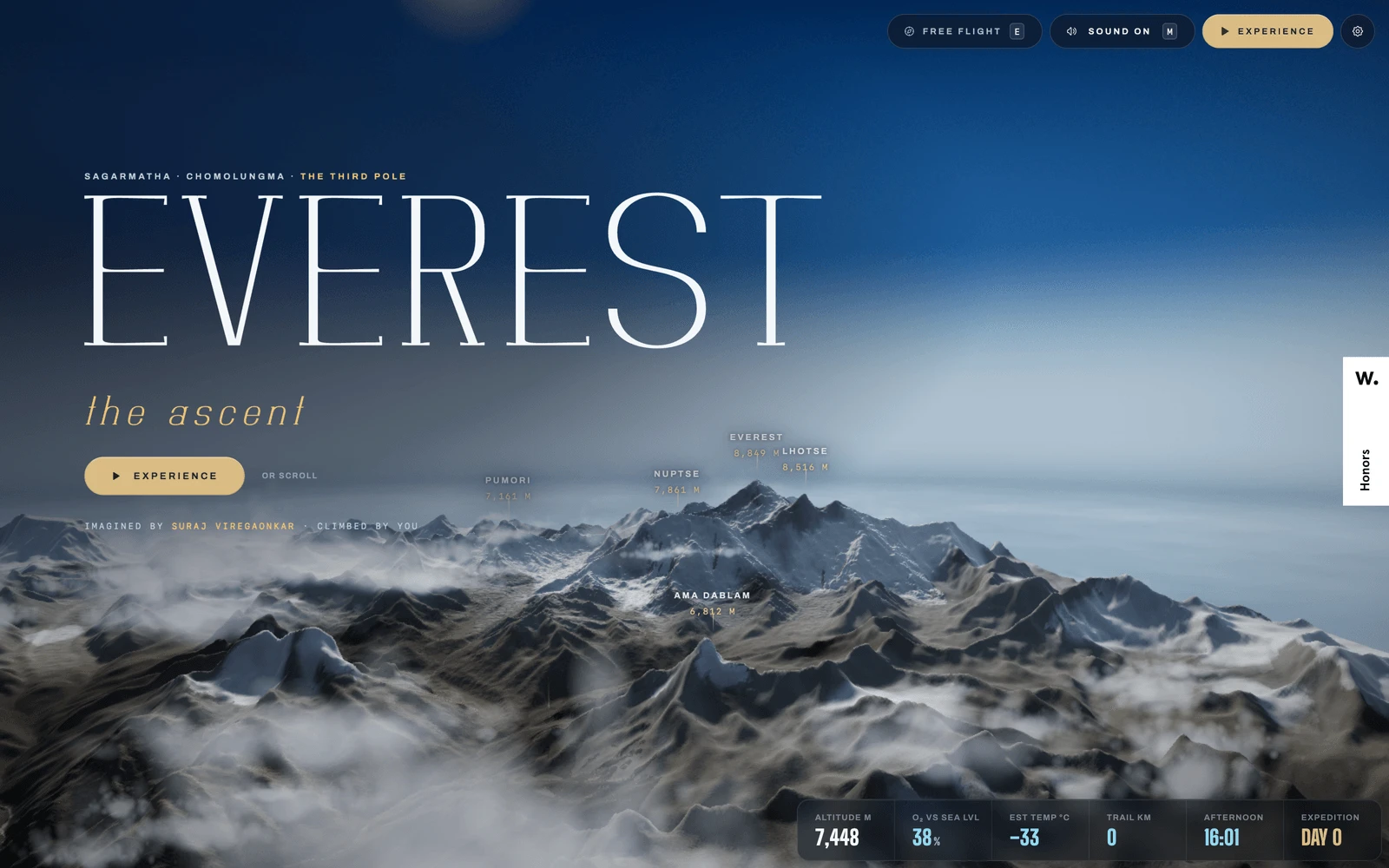 Top screenshot of Suraj.work Everest
