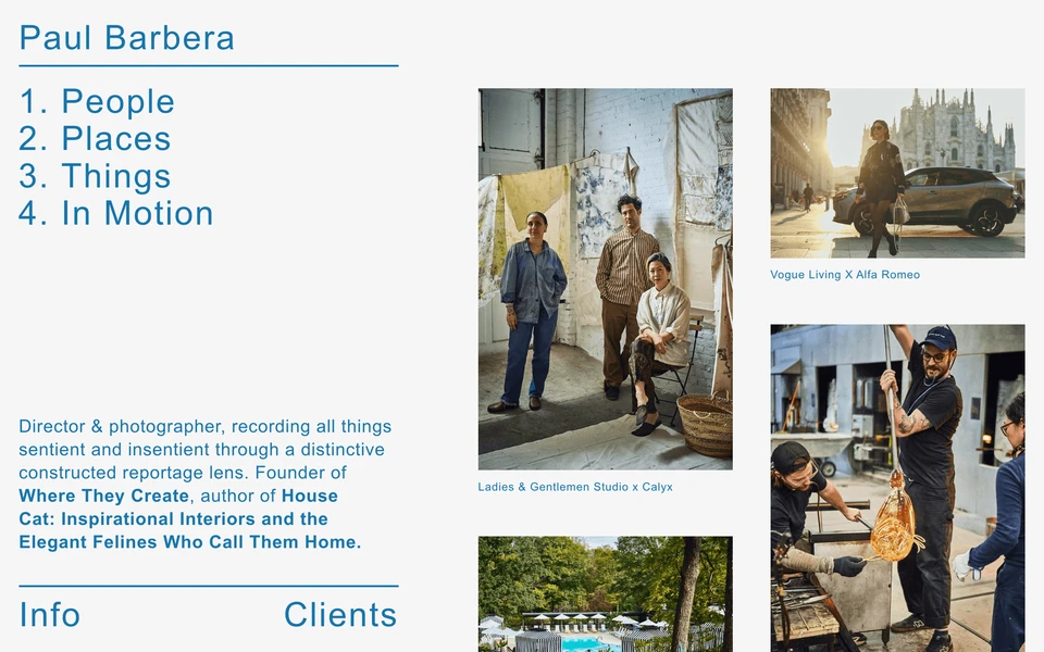 Screenshot of PaulBarbera.com