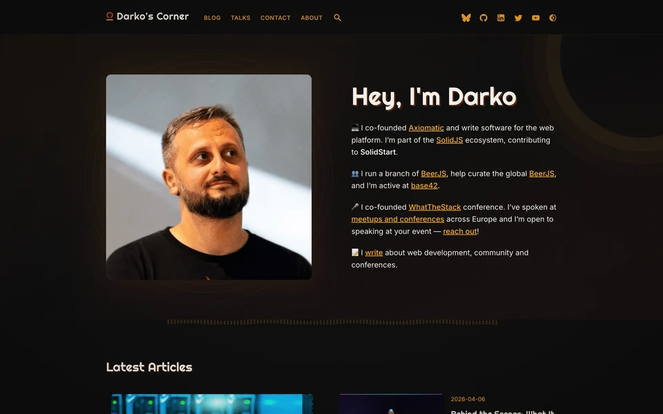 Screenshot of Darko.io