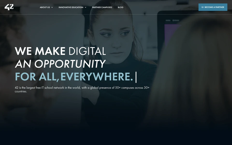 Screenshot of 42Network.org
