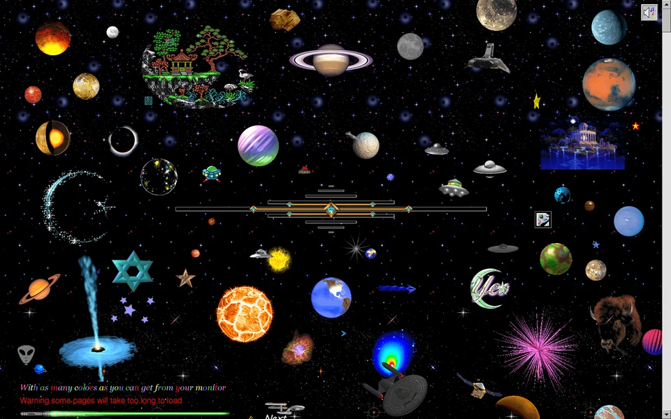 Screenshot of CameronsWorld.net
