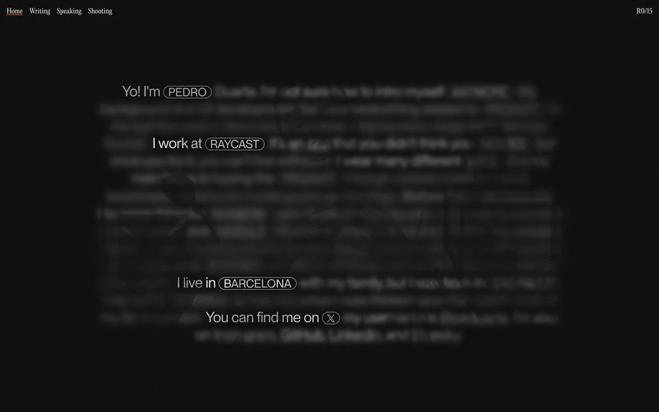 Screenshot of Ped.ro
