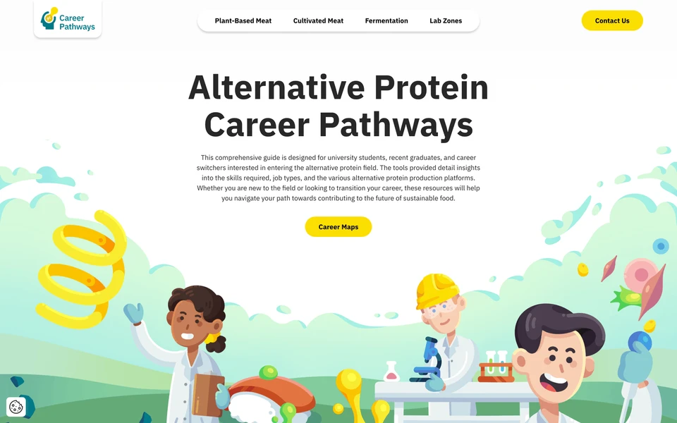 Screenshot of GFI.org Pathways