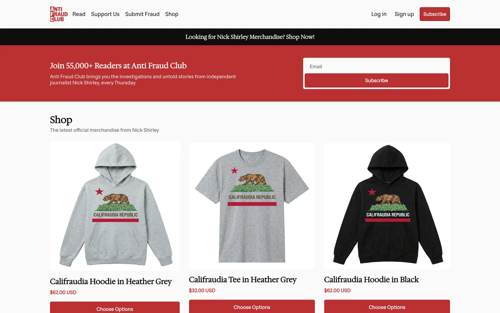 Top screenshot of AntiFraudClub.com