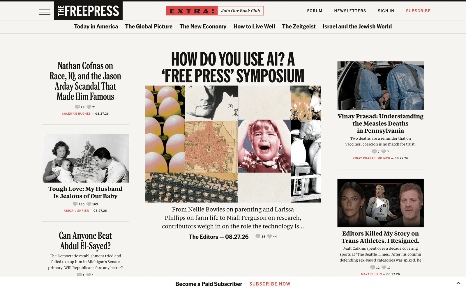 Top screenshot of TheFP.com