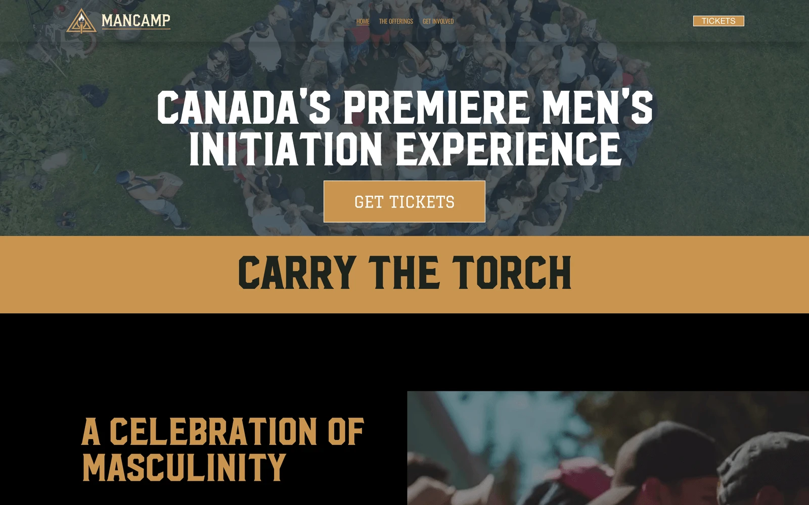 Top screenshot of ManCamp.ca