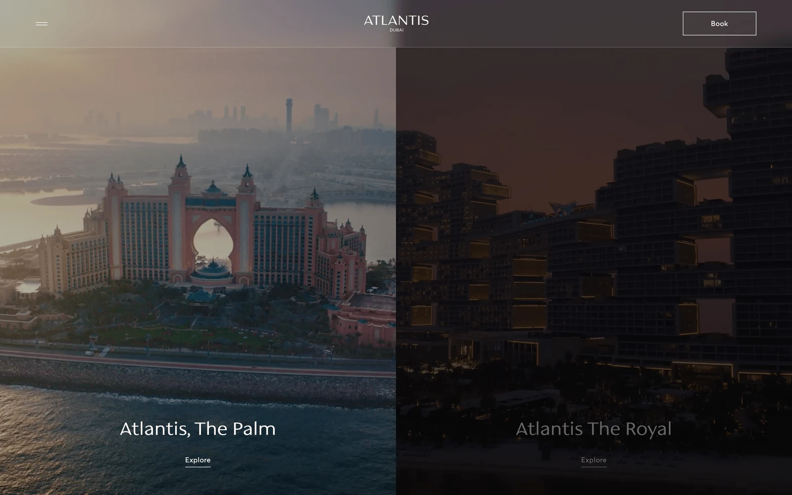 Top screenshot of Atlantis.com Dubai