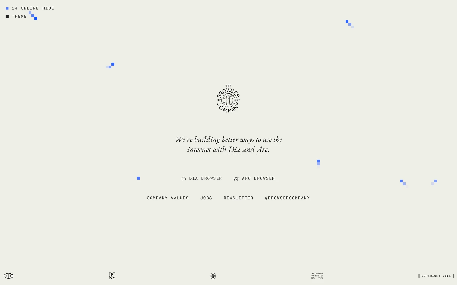 Top screenshot of TheBrowser.Company