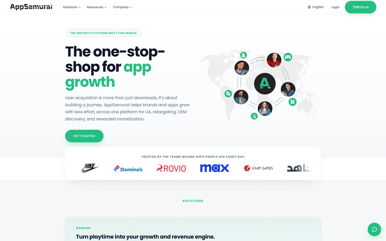 Top screenshot of AppSamurai.com