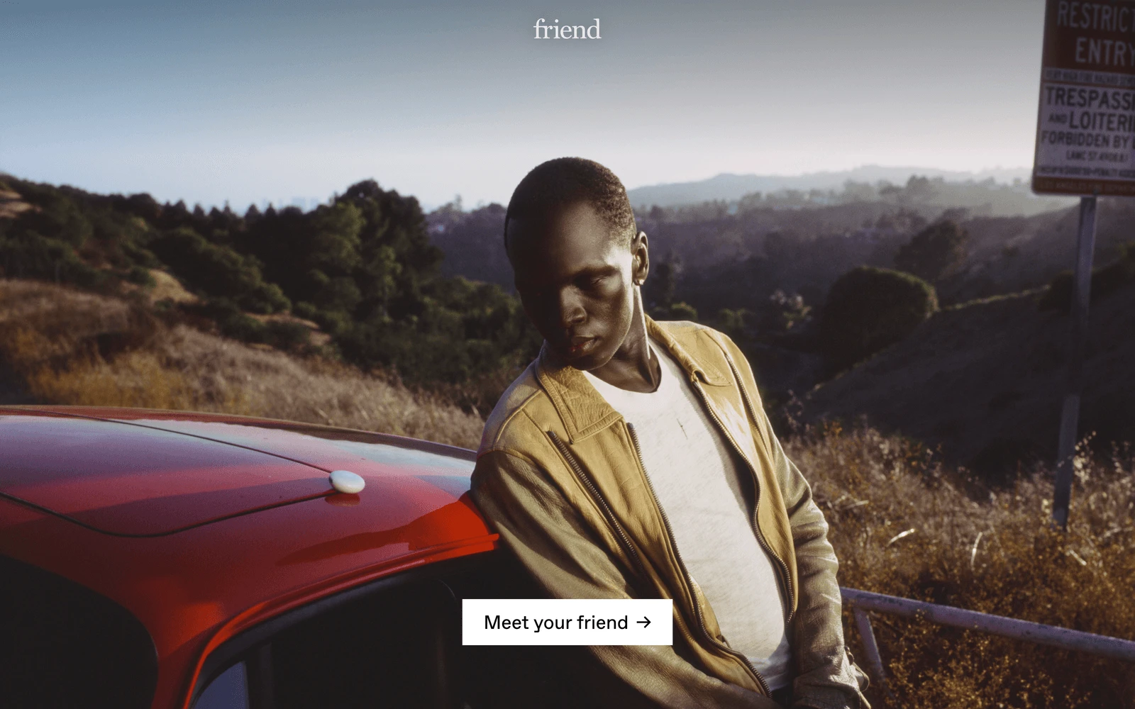 Top screenshot of Friend.com