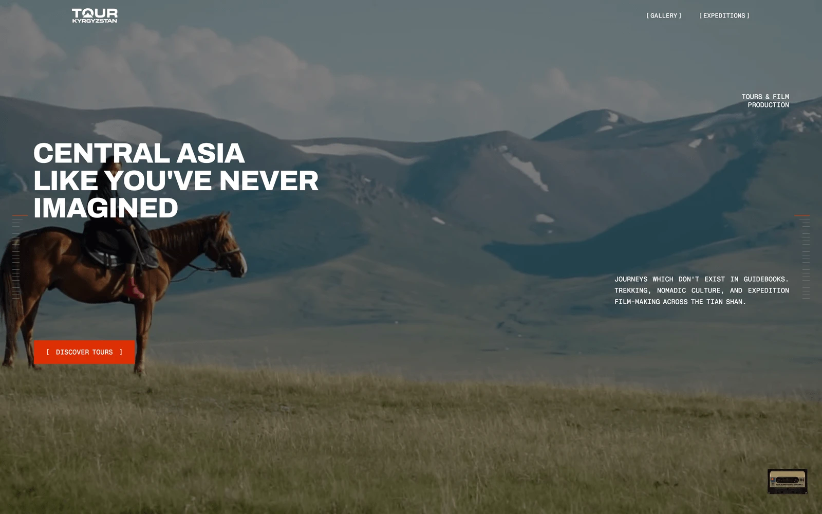Top screenshot of Tour-Kyrgyzstan.com