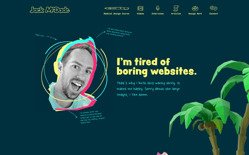 Screenshot of JackMcDade.com
