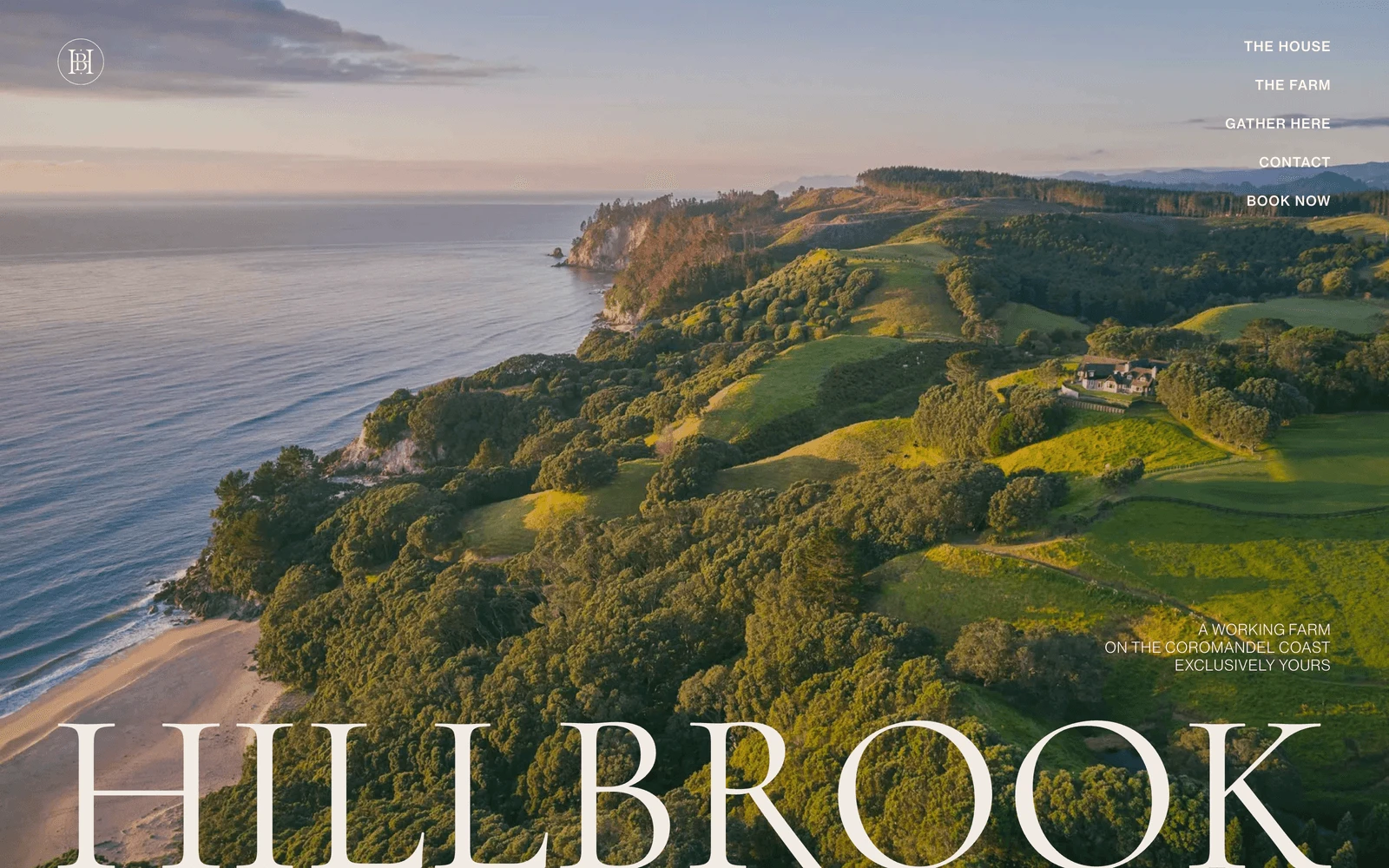 Top screenshot of HillbrookEstate.co.nz
