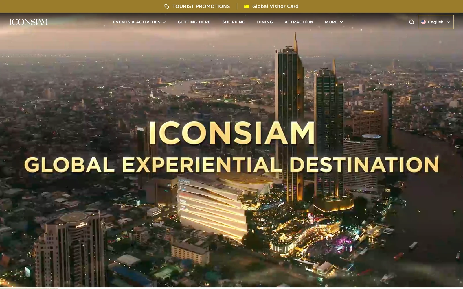 Top screenshot of ICONSIAM.com