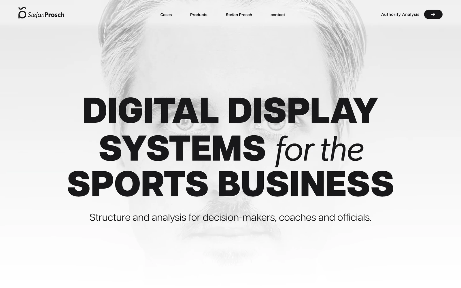 Top screenshot of StefanProsch.com