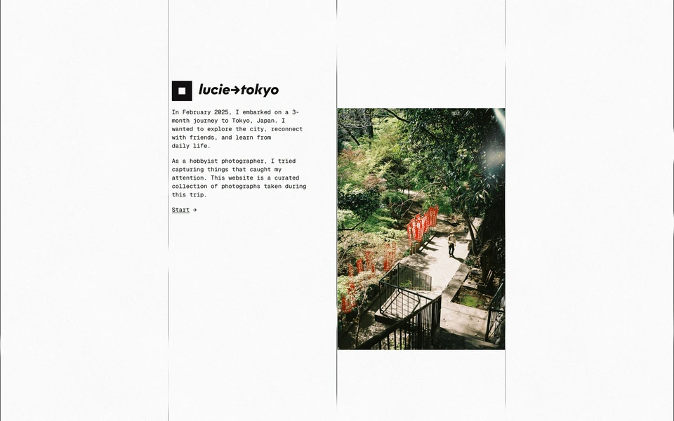 Screenshot of Lucie.Tokyo