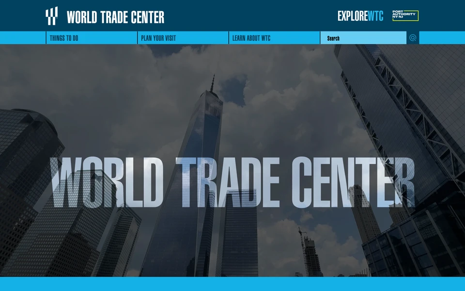 Screenshot of ExploreWTC.com