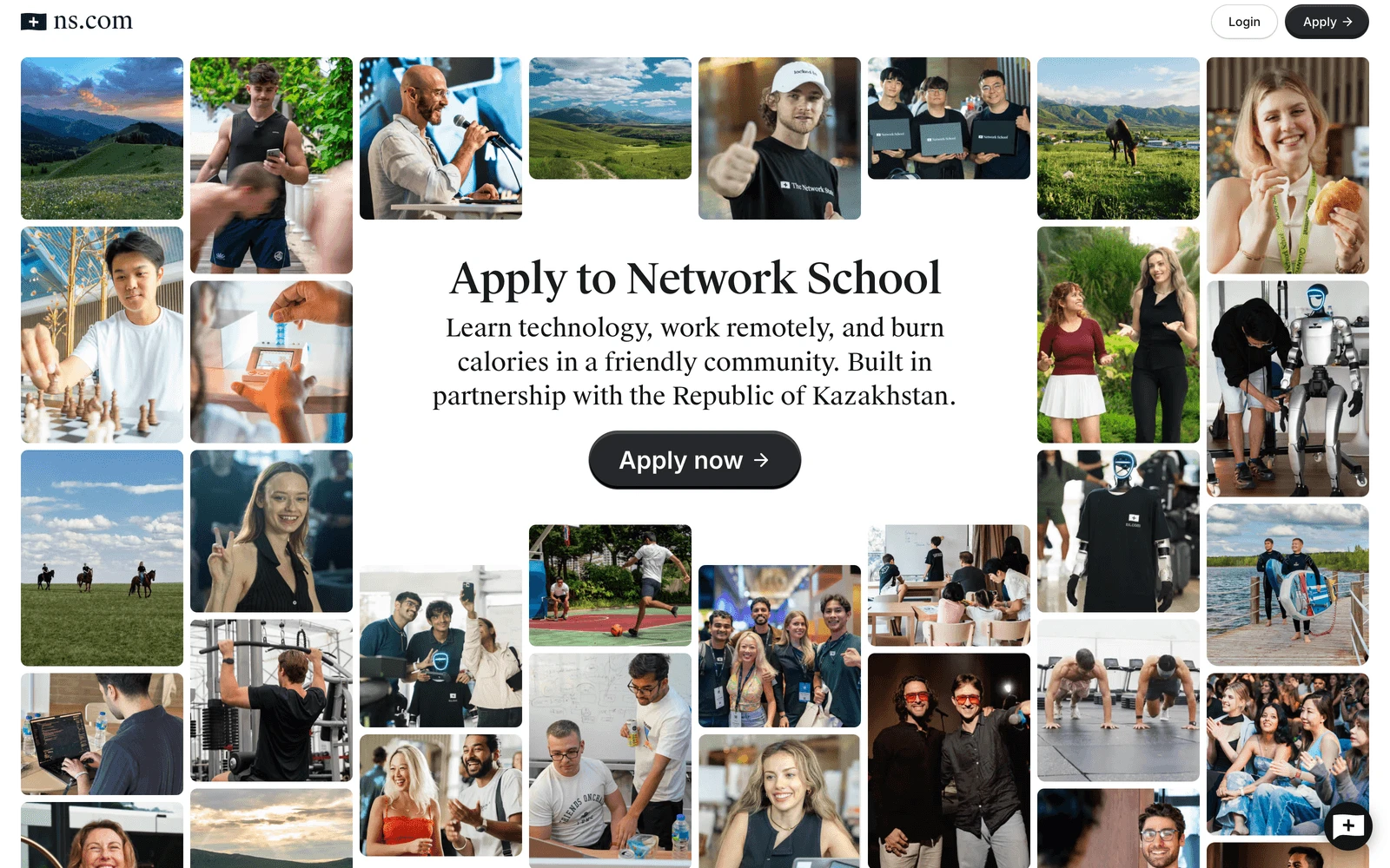 Top screenshot of NS.com