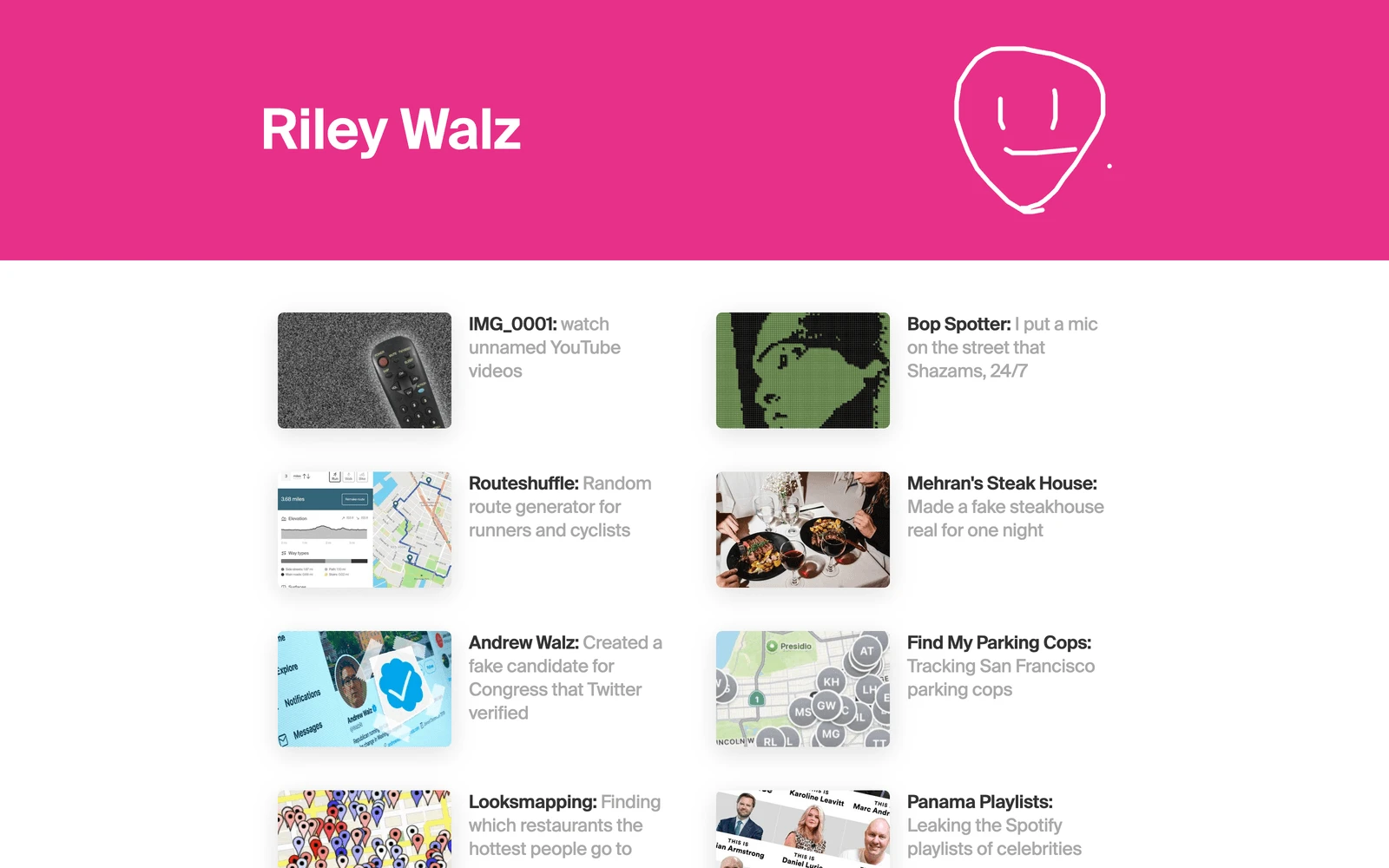 Top screenshot of Walzr.com