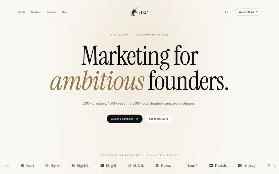Screenshot of AISCWork.com