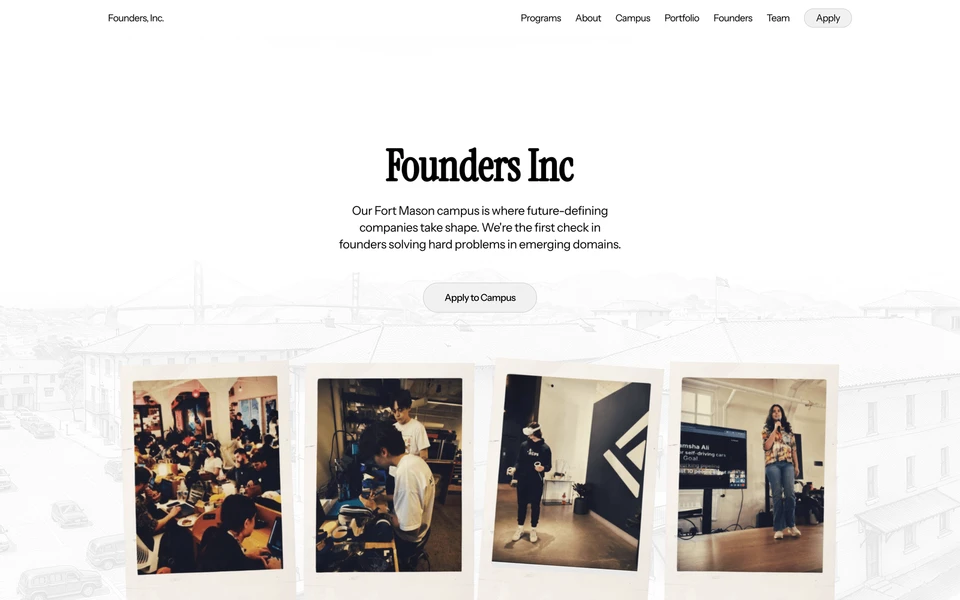 Screenshot of F.inc