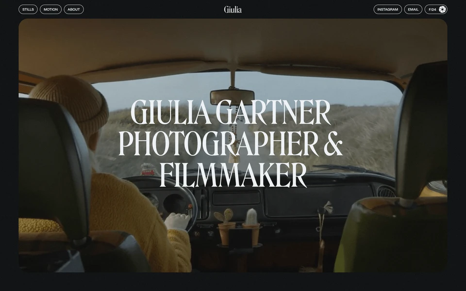 Screenshot of GiuliGartner.com