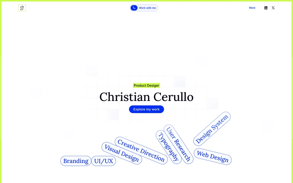 Screenshot of ChristianCerullo.xyz
