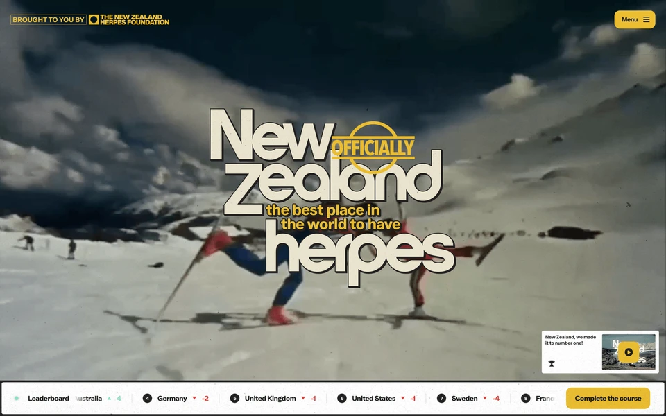 Screenshot of TheBestPlaceInTheWorldToHaveHerpes.com