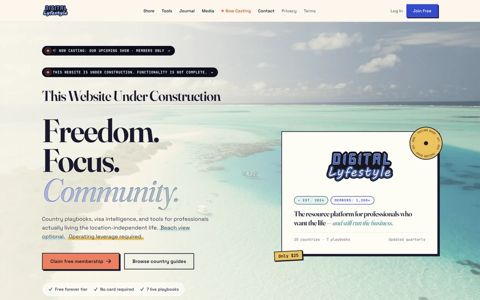 Screenshot of DigitalLyfestyle.com