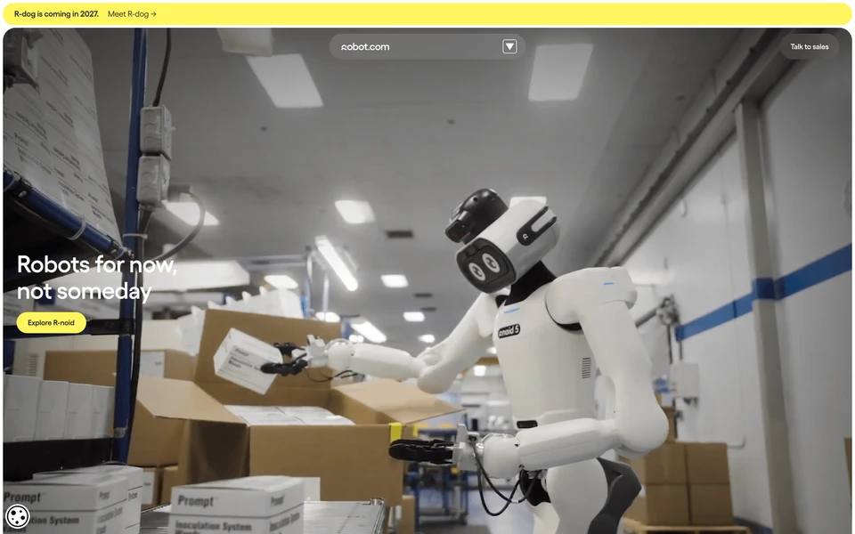 Screenshot of Robot.com