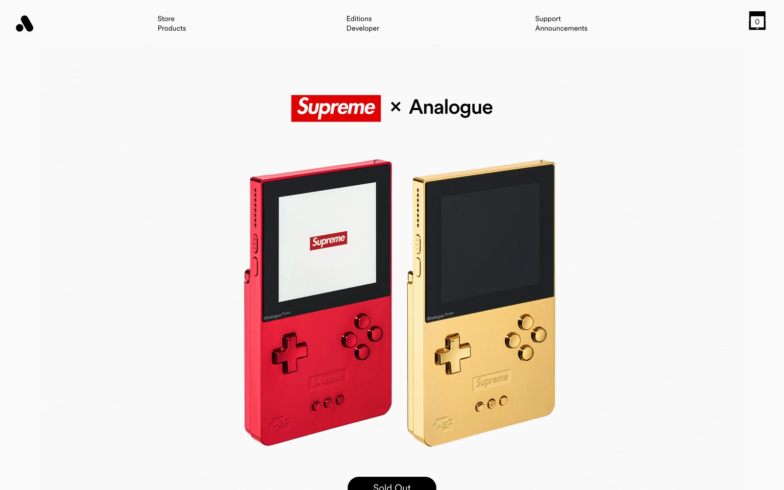Top screenshot of Analogue.co