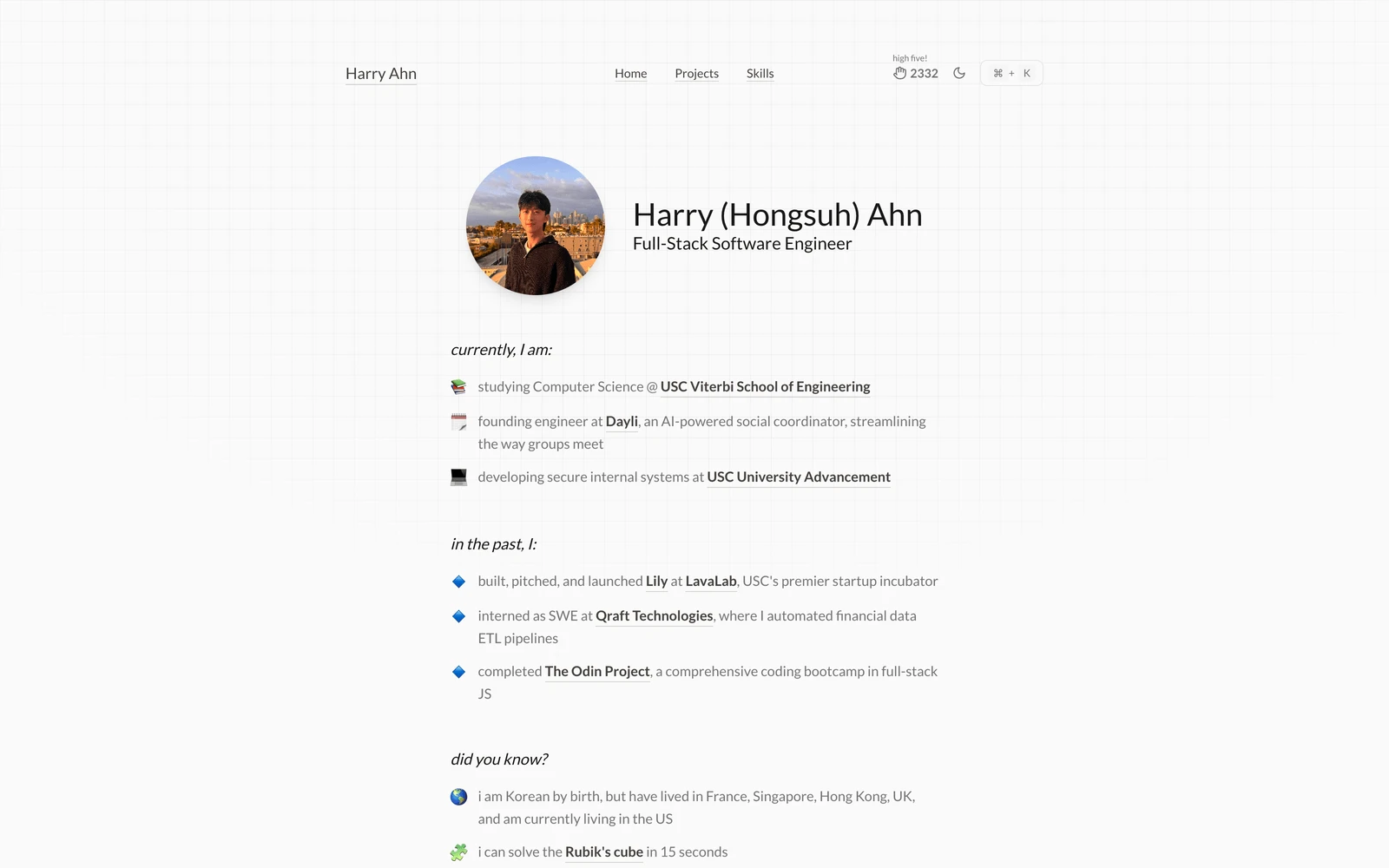 Top screenshot of HarryAhn-Up