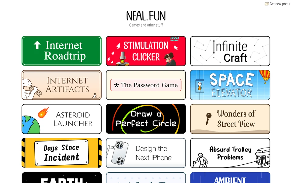 Screenshot of Neal.Fun
