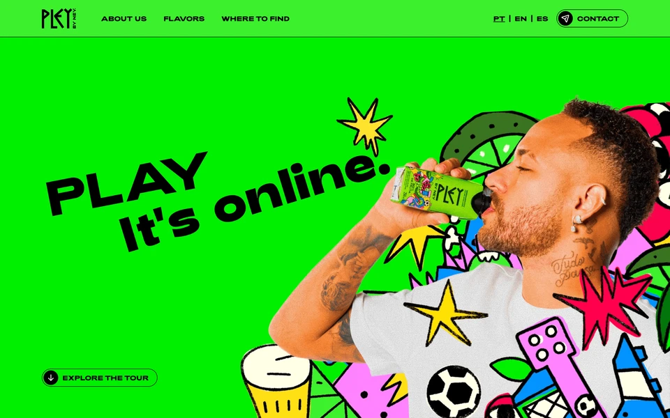 Screenshot of PleyByNey.com.br