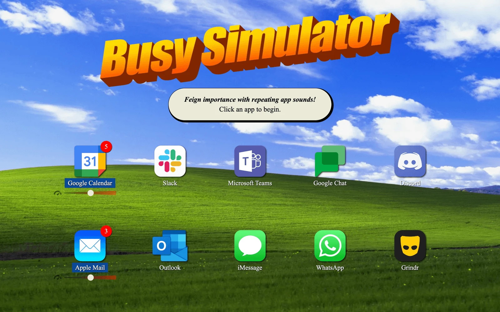 Top screenshot of BusySimulator.com