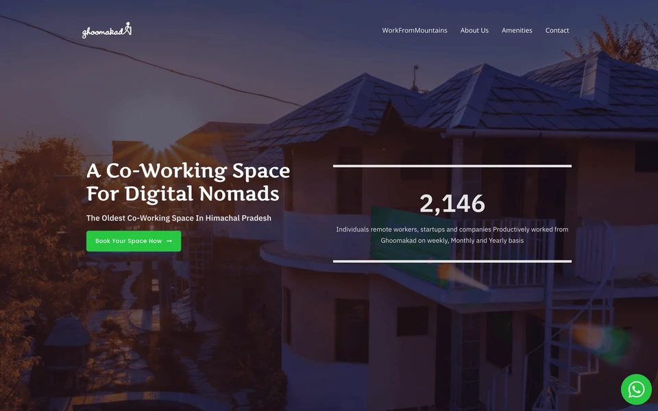 Screenshot of Ghoomakad.com