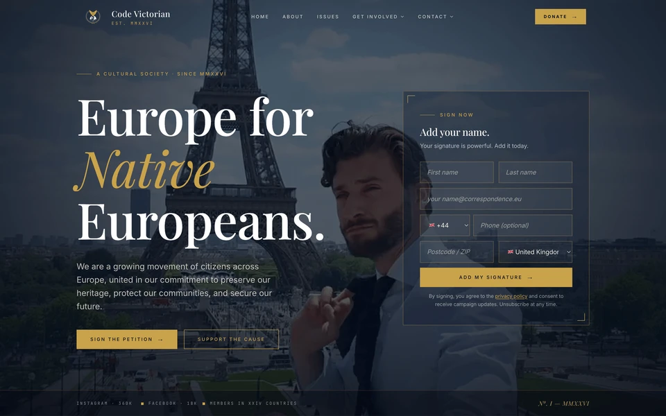 Screenshot of CodeVictorian.com