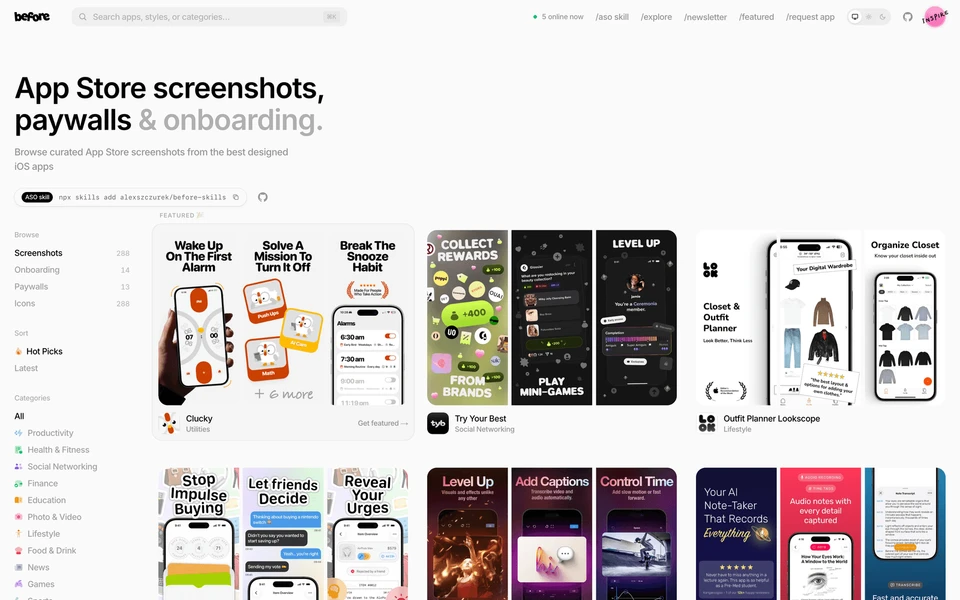Screenshot of Before.click